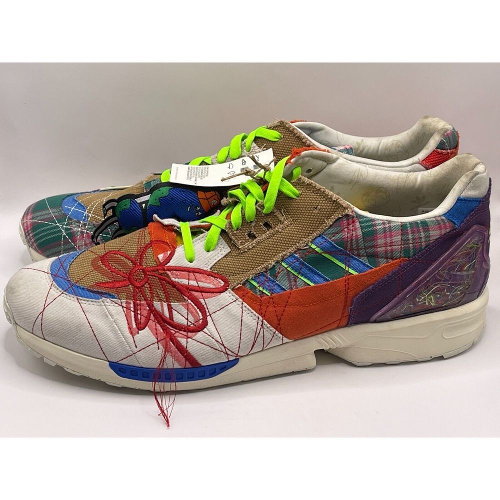 Adidas Men's ZX 8000 Sean Wotherspoon Super Earth Size 19 GZ3088 Sneakers‎ Shoes - Picture 3 of 7